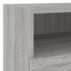 vidaXL 5 Piece TV Wall Units Grey Sonoma Engineered Wood