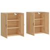vidaXL Wall Mounted Cabinets 2 pcs Sonoma Oak Engineered Wood