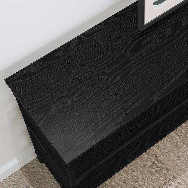 vidaXL Console Table Black oak 100 x 32 x 75 cm Engineered wood