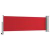 vidaXL Patio Retractable Side Awning 80x300 cm Red