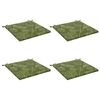 vidaXL Seat Cushions SOEST 4 pcs 100% Polyester Leaf Design