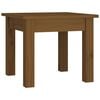 vidaXL Coffee Table Honey Brown 35x35x30 cm Solid Wood Pine