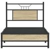 vidaXL Bed Frame without Mattress Sonoma Oak 90x200 cm Engineered Wood
