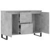 vidaXL Sideboard Concrete Grey 101.5x35x70 cm Engineered Wood