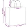 vidaXL Paper Bags 250 pcs with Handles Brown 26x17x25 cm