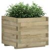 vidaXL Raised Bed 50x50x40 cm Wood Square