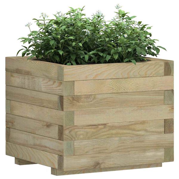 vidaXL Raised Bed 50x50x40 cm Wood Square