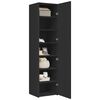 vidaXL Highboard Black 45x42.5x185 cm Engineered Wood