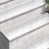 vidaXL Stair Tread Rectangular 2 pcs Silver 100 x 25 cm Aluminium