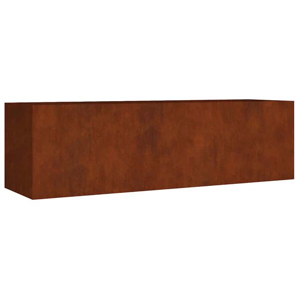 vidaXL Garden Raised Bed 280x80x80 cm Corten Steel