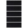 vidaXL Stair Treads 5 pcs 25x75 cm Rubber