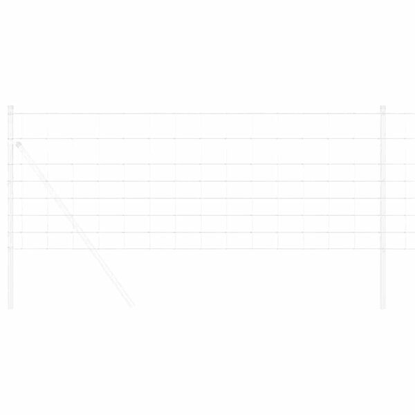 vidaXL Field Fence Silver 50 x 0.8 m Galvanised steel