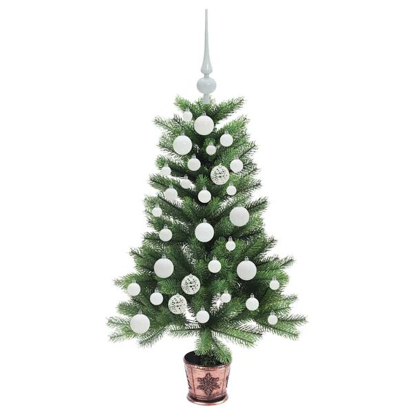 vidaXL Christmas Tree with 150 LEDs with Stand Green 90 cm PE