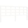 vidaXL Bed Frame without Mattress White 200x200 cm Solid Wood