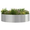 vidaXL Garden 5 pcs Silver 80 x 80 x 20 cm Stainless steel