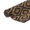 vidaXL Hand-Woven Jute Area Rug Fabric 120x180 cm Natural and Black