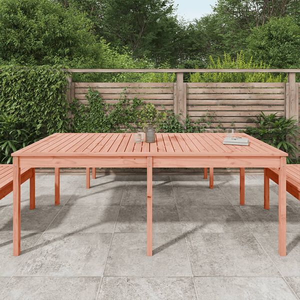 vidaXL Garden Table 203.5x100x76 cm Solid Wood Douglas