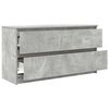 vidaXL TV Cabinet Concrete Grey 100x35x54 cm Engineered Wood