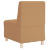 vidaXL Modular Sofa Unit Armless 2 pcs Beige 55 x 74 x 82 cm