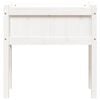 vidaXL Garden Planter with Legs White 70x31x70 cm Solid Wood Pine