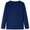 Kids' T-shirt with Long Sleeves Navy 104