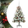 vidaXL Artificial Christmas Tree Green and white 120 cm