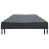 vidaXL Table Cover Plain Black 102 x 262 x 15 cm Fabric