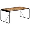 vidaXL Dining Table 180x90x76 cm Solid Rough Mango Wood