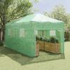 vidaXL Greenhouse with Roof Green 290 x 580 x 315 cm Steel
