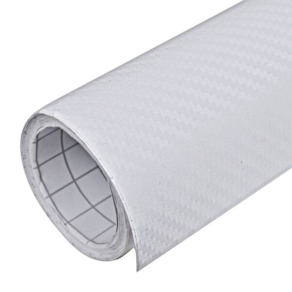 vidaXL Car Films 2 pcs 3D White 100x150 cm