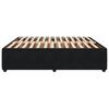 vidaXL Bed Frame without Mattress Black Super King Velvet
