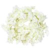vidaXL Flower Garlands 6 pcs White 180 cm