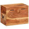 vidaXL Storage Box 39x28x31 cm Solid Wood Acacia