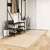 vidaXL Rug HUARTE Short Pile Soft and Washable Beige 80x250 cm