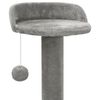 vidaXL Cat Tree with Sisal Scratching Posts Grey 120 cm