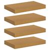 vidaXL Wall Shelf 4 pcs Beige 40 x 23.5 x 4 cm Engineered Wood