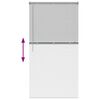 vidaXL Venetian Blinds Height Adjustable Silver 175 x 85 cm Aluminium