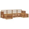 vidaXL Outdoor Sofa Set 6 pcs Natural