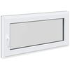 vidaXL Basement Window "RISOR" 120x60 cm Tilt&Turn DIN Right Anthracite