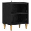 vidaXL Bed Cabinet 2 pcs Black Oak 40 x 30 x 50 cm Engineered Wood