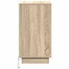 vidaXL Bedside Cabinet Sonoma Oak 39 x 34.5 x 65 cm Engineered wood
