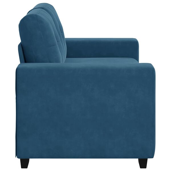 vidaXL Sofa Blue 160 x 77 x 82 cm Fabric
