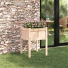 vidaXL Garden Planter Nature 50 x 50 x 70 cm Solid Pine Wood