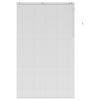 vidaXL Venetian Blind White 145 x 250 cm 35 mm Solid Paulownia Wood