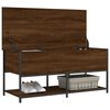 vidaXL Storage Bench Brown Oak 100x42.5x47 cm Engineered Wood
