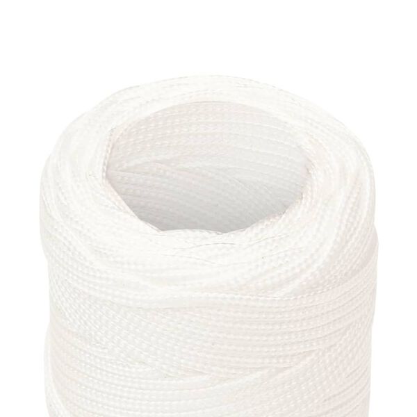 vidaXL Boat Rope Full White 2 mm 500 m Polypropylene