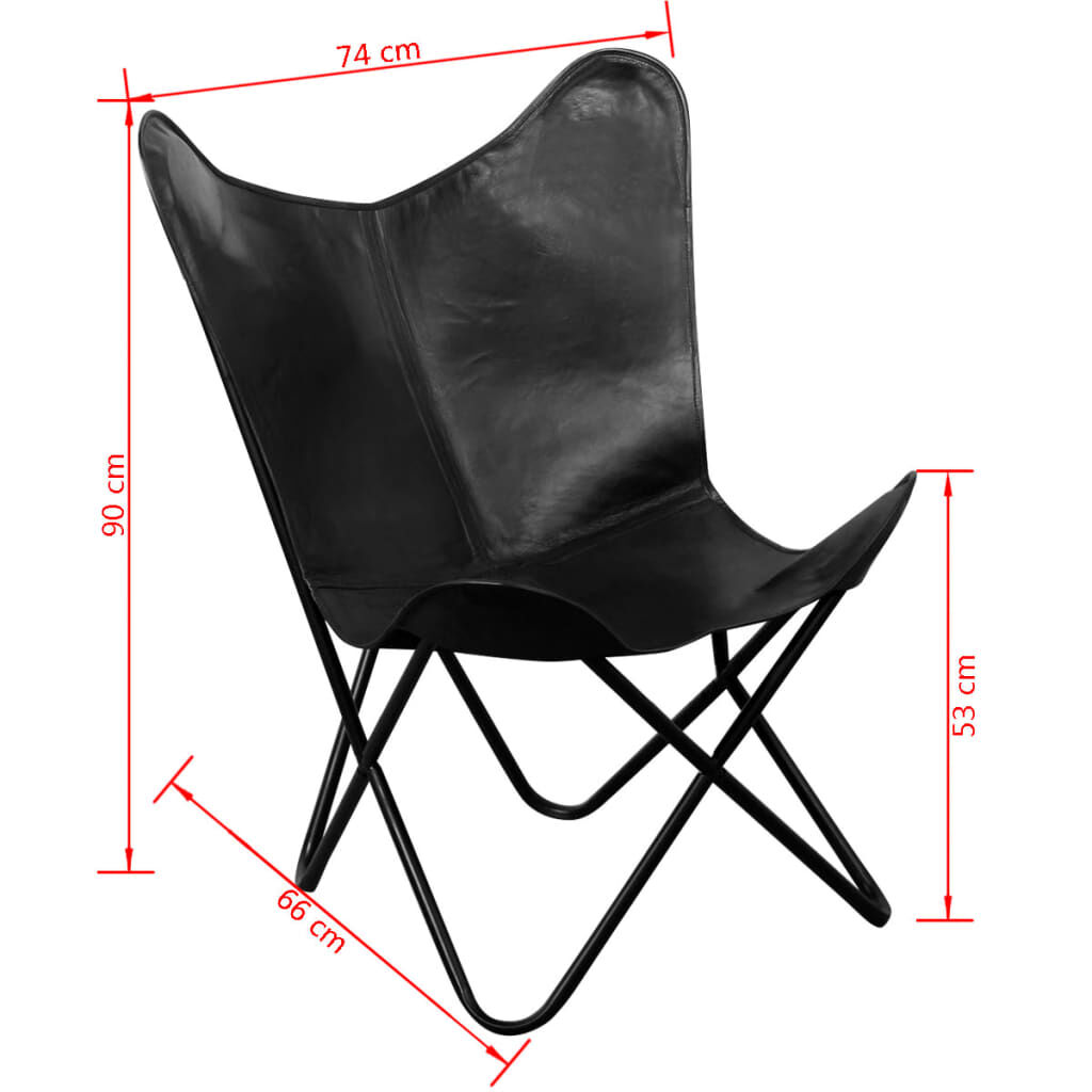 Leather butterfly outlet chair kmart