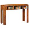 vidaXL Console Table 110x35x75 cm Solid Wood Acacia