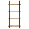 vidaXL 4-Tier Bookcase 80x40x180 cm Solid Acacia Wood