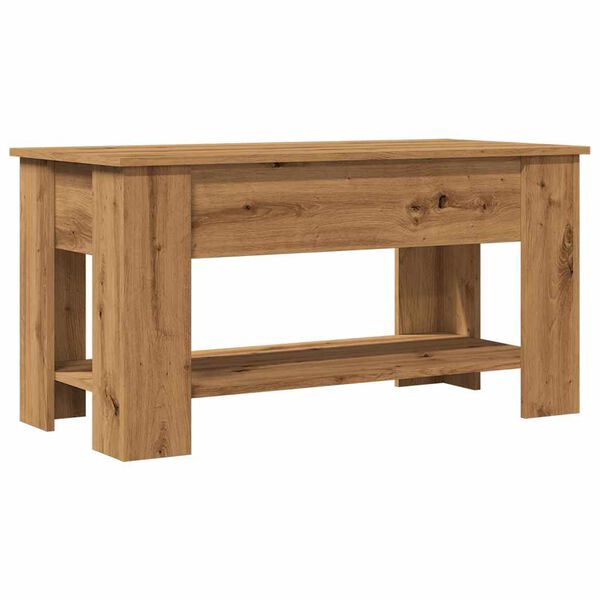 vidaXL Coffee Table Artisan Oak 101x49x52 cm Engineered Wood